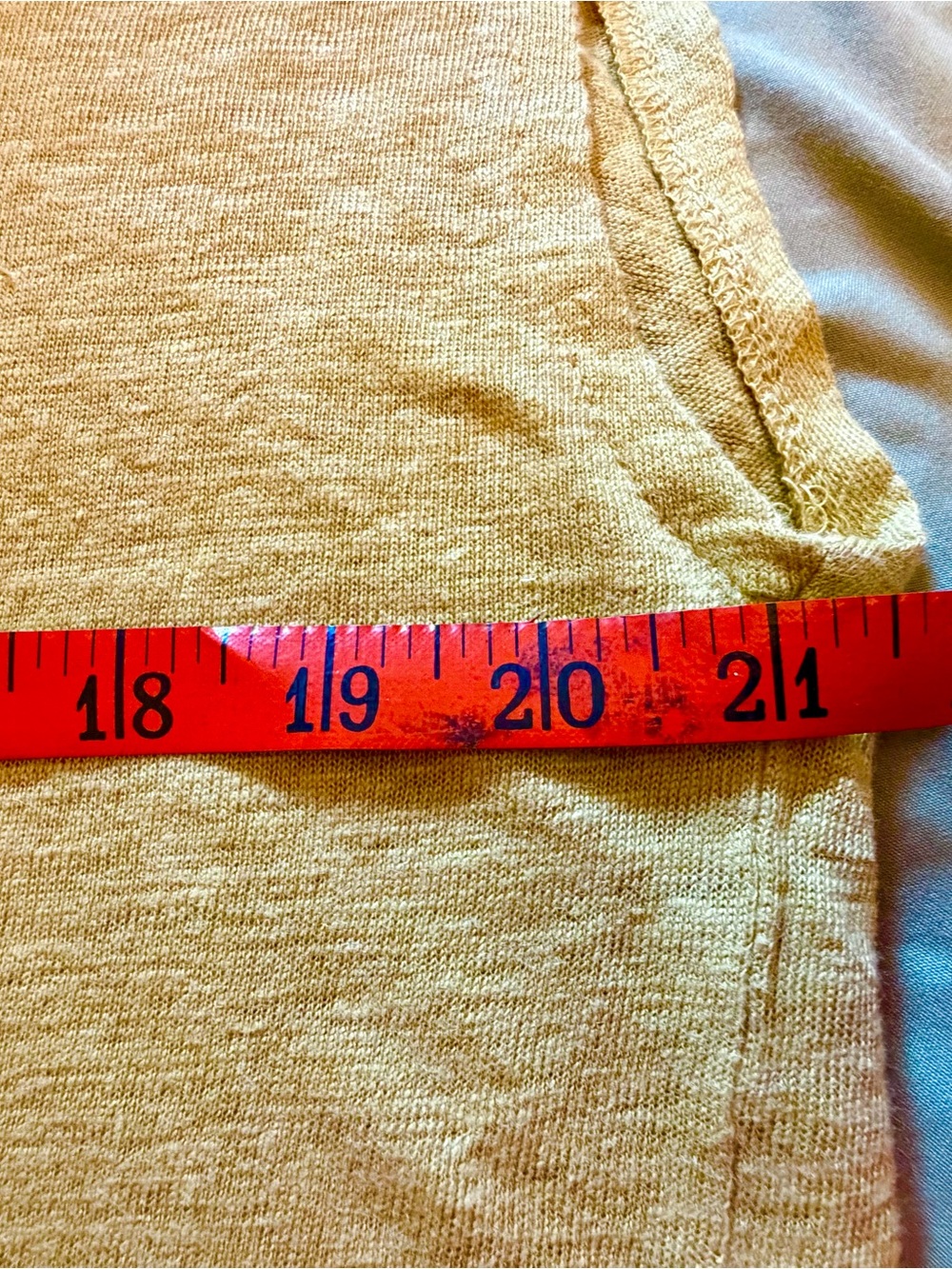 Tahari Mustard Yellow Cap-Sleeve Knit Top - Picture 6 of 6